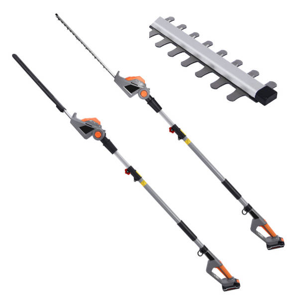 Cordless Long Reach Hedge Cutter Powerful Garden Tree Trimmer Machine